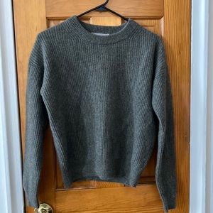 Everlane round rib cashmere crew